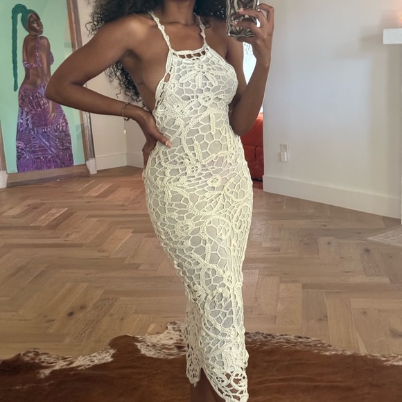 Cult Gaia hand crocheted dress - Picture 3 of 6